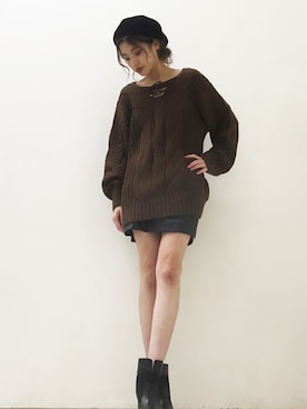 BARAKさん（レディース・159cm）の秋コーディネート