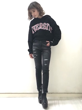 BARAKさん（レディース・159cm）の冬コーディネート