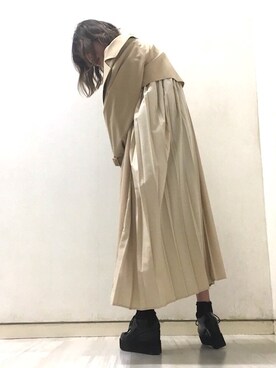 「アイテム（その他シューズ）」を使った、BARAKさん（レディース・159cm）の冬コーディネート