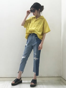 BARAKさん（レディース・159cm）の夏コーディネート