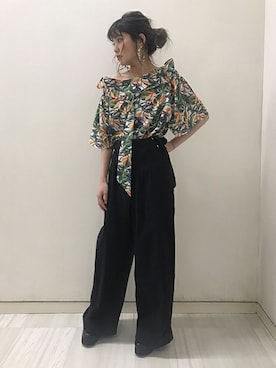 BARAKさん（レディース・159cm）の夏コーディネート