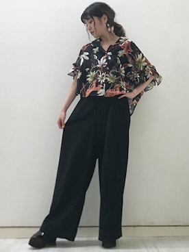 BARAKさん（レディース・159cm）の夏コーディネート