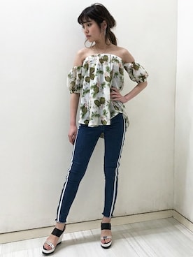 BARAKさん（レディース・159cm）の夏コーディネート