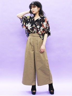 BARAKさん（レディース・159cm）の夏コーディネート