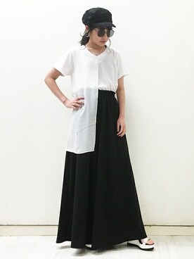 BARAKさん（レディース・159cm）の夏コーディネート