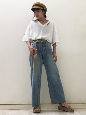 BARAKさん（レディース・159cm）の夏コーディネート