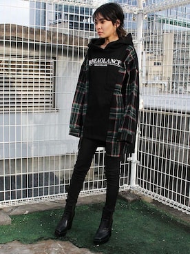 BARAKさん（レディース・159cm）の秋コーディネート