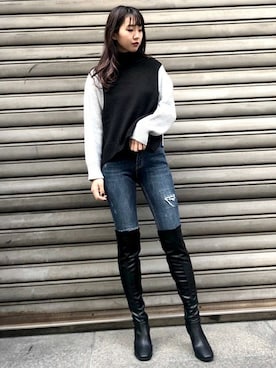 BARAKさん（レディース・168cm）の秋コーディネート