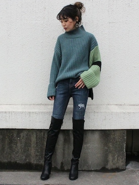 BARAKさん(レディース・160cm)の冬コーディネート