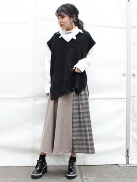 BARAKさん(レディース・160cm)の冬コーディネート