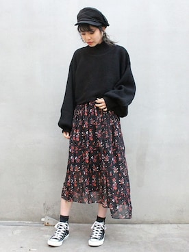 BARAKさん(レディース・160cm)の冬コーディネート