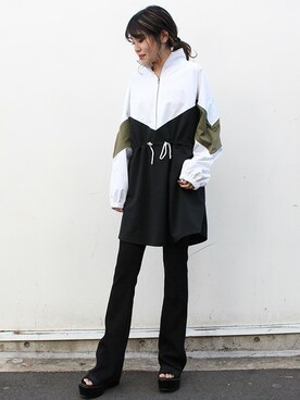 「BARAK（バラク）のアイテム」を使った、BARAKさん（レディース・160cm）の冬コーディネート