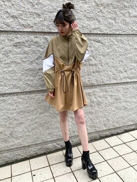 「BARAK（バラク）のアイテム」を使った、BARAKさん（レディース・160cm）の春コーディネート