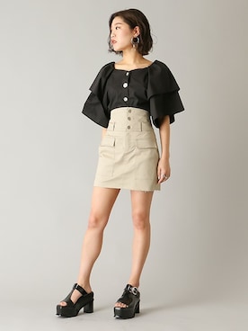 「BARAK（バラク）のアイテム」を使った、BARAKさん（レディース・160cm）の春コーディネート