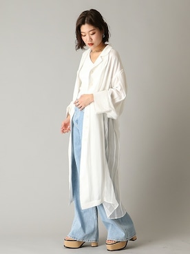 「プリーツ」｜BARAKさん（レディース・160cm）の春コーディネート