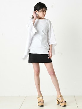 「BARAK（バラク）のアイテム」を使った、BARAKさん（レディース・160cm）の春コーディネート