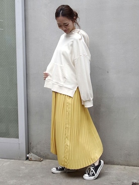 パーカーを使った コルセットベルト の人気ファッションコーディネート Wear