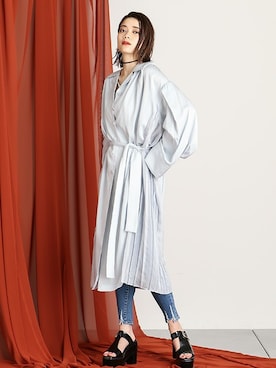 「プリーツ」｜BARAKさん（レディース・164cm）の春コーディネート