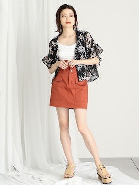 「BARAK（バラク）のアイテム」を使った、BARAKさん（レディース・164cm）の春コーディネート