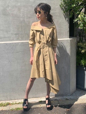 「BARAK（バラク）のアイテム」を使った、BARAKさん（レディース・160cm）の春コーディネート