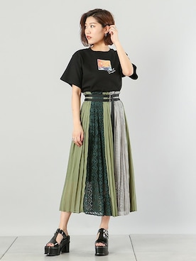 BARAKさん（レディース・160cm）の夏コーディネート