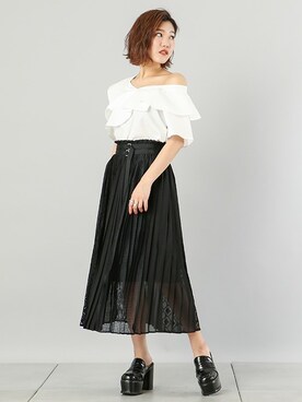 BARAKさん（レディース・160cm）の夏コーディネート