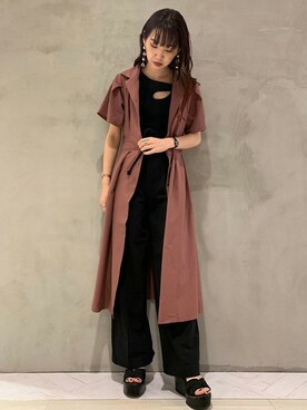 BARAKさん（レディース・168cm）の夏コーディネート