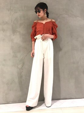 BARAKさん（レディース・160cm）の夏コーディネート