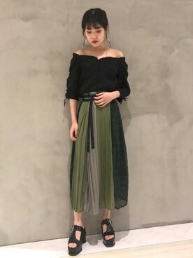 BARAKさん（レディース・160cm）の夏コーディネート