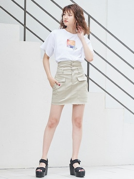 BARAKさん（レディース・167cm）の夏コーディネート