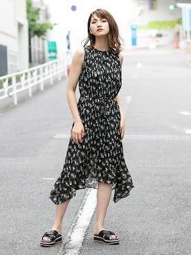 BARAKさん（レディース・167cm）の夏コーディネート