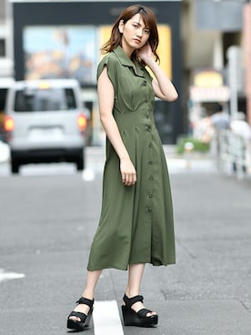 BARAKさん（レディース・167cm）の夏コーディネート