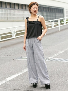 BARAKさん（レディース・161cm）の夏コーディネート