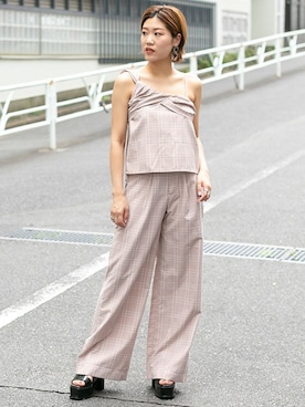 BARAKさん（レディース・161cm）の夏コーディネート