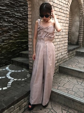 BARAKさん（レディース・160cm）の夏コーディネート