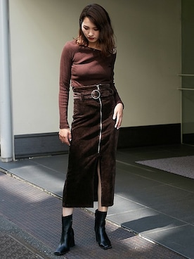 「BARAK（バラク）のアイテム」を使った、BARAKさん（レディース・167cm）の秋コーディネート
