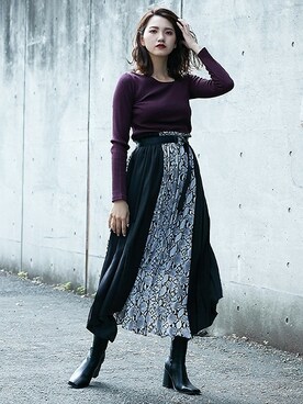 BARAKさん（レディース・167cm）の秋コーディネート