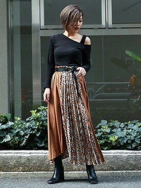 BARAKさん（レディース・161cm）の秋コーディネート