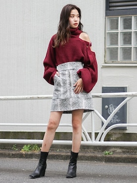 「BARAK（バラク）のアイテム」を使った、BARAKさん（レディース・160cm）の秋コーディネート
