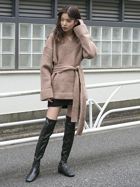 「BARAK（バラク）のアイテム」を使った、BARAKさん（レディース・160cm）の秋コーディネート