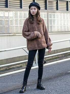 BARAKさん（レディース・160cm）の冬コーディネート