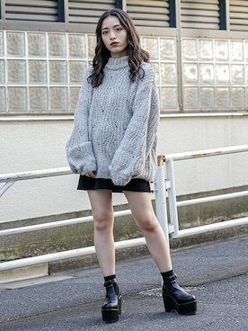 BARAKさん（レディース・152cm）の冬コーディネート