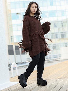 BARAKさん(レディース・152cm)の冬コーディネート