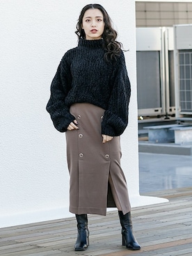 BARAKさん（レディース・152cm）の冬コーディネート
