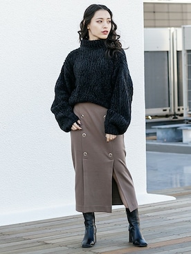 BARAKさん（レディース・152cm）の冬コーディネート