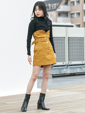 BARAKさん（レディース・160cm）の冬コーディネート