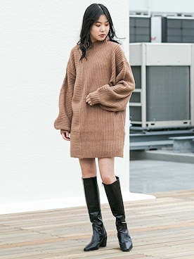 BARAKさん(レディース・160cm)の冬コーディネート