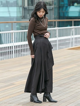 BARAKさん（レディース・160cm）の冬コーディネート