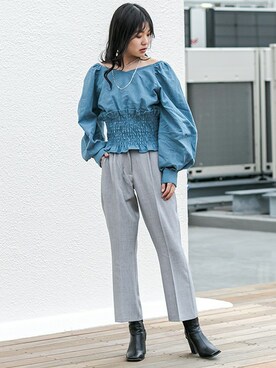 BARAKさん（レディース・160cm）の冬コーディネート