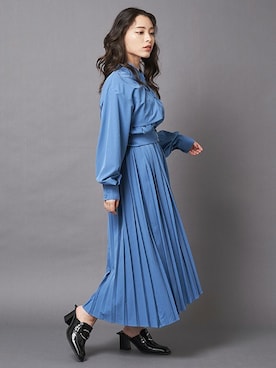 「春ワンピ」｜BARAKさん（レディース・152cm）の冬コーディネート